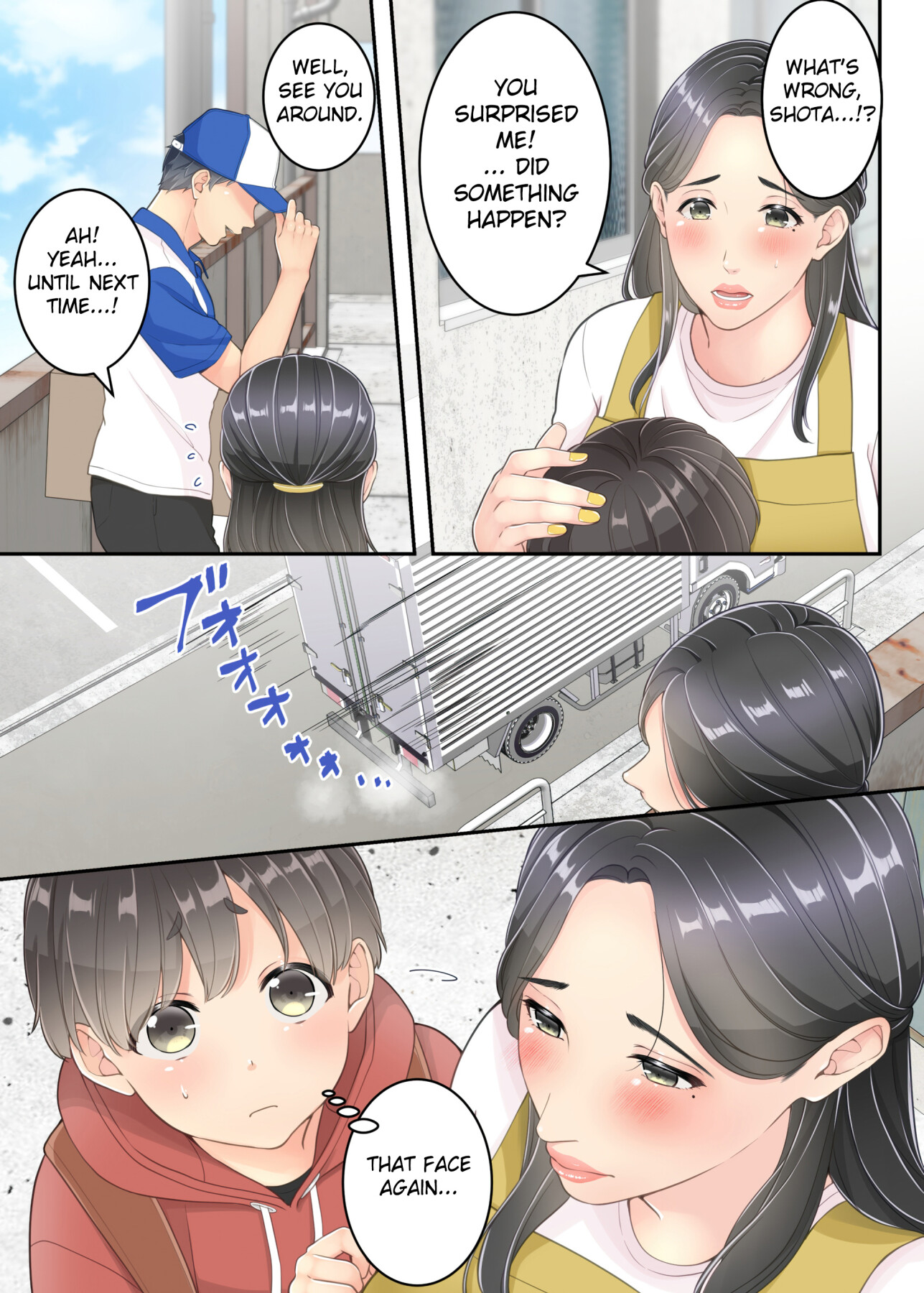 Hentai Manga Comic-My mom and the delivery guy.-Read-12